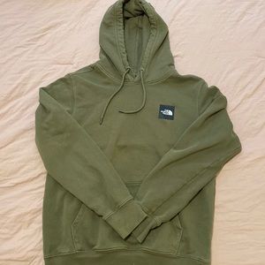 Mens Small North Face Hoodie Green